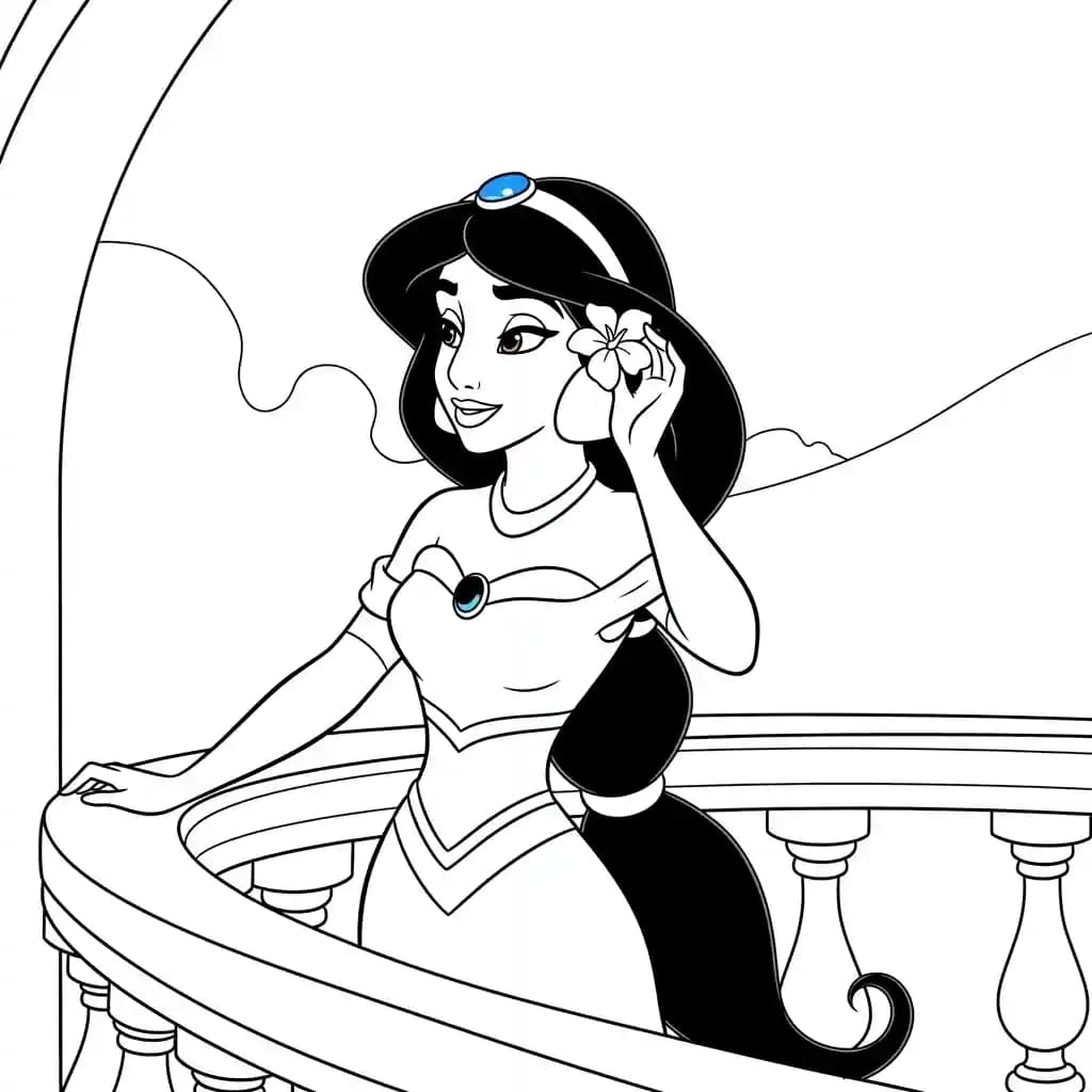 Desenhos da Aladdin para Colorir