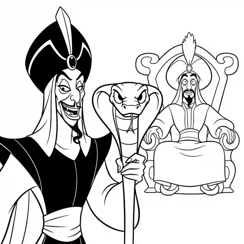 Desenhos da Aladdin para Colorir