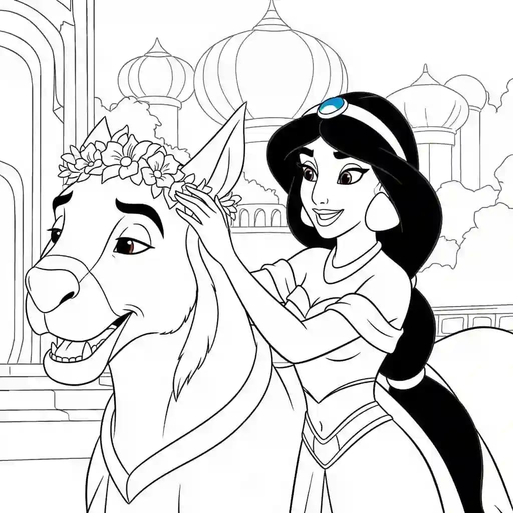 Desenhos da Aladdin para Colorir