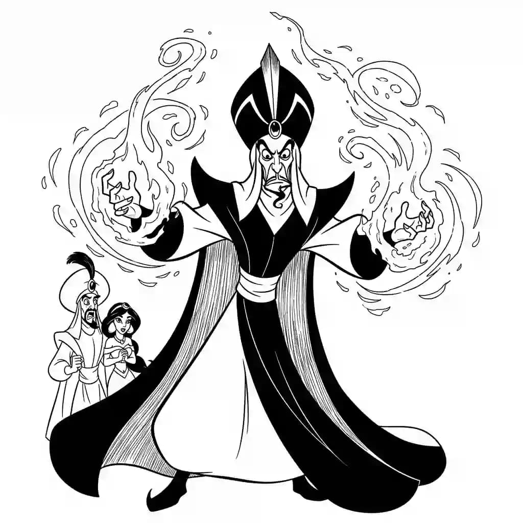 Desenhos da Aladdin para Colorir