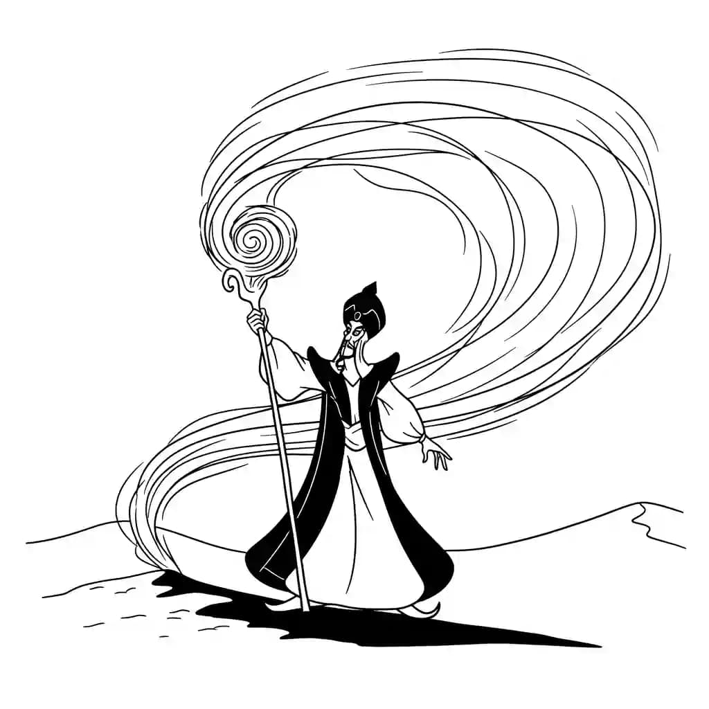 Desenhos da Aladdin para Colorir