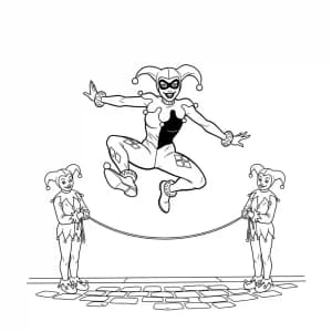 Desenhos da Arlequina para Colorir Desenhos da Arlequina para Imprimir e Colorir