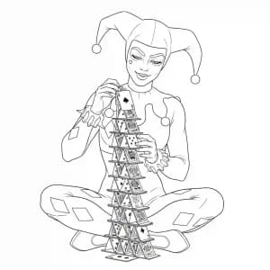 Desenhos da Arlequina para Colorir Desenhos da Arlequina para Imprimir e Colorir