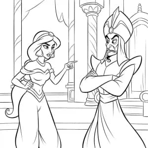 Desenhos da Jasmine para Colorir