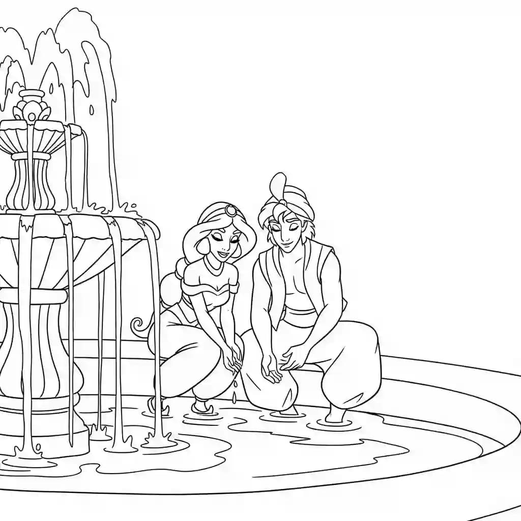 Desenhos da Jasmine para Colorir