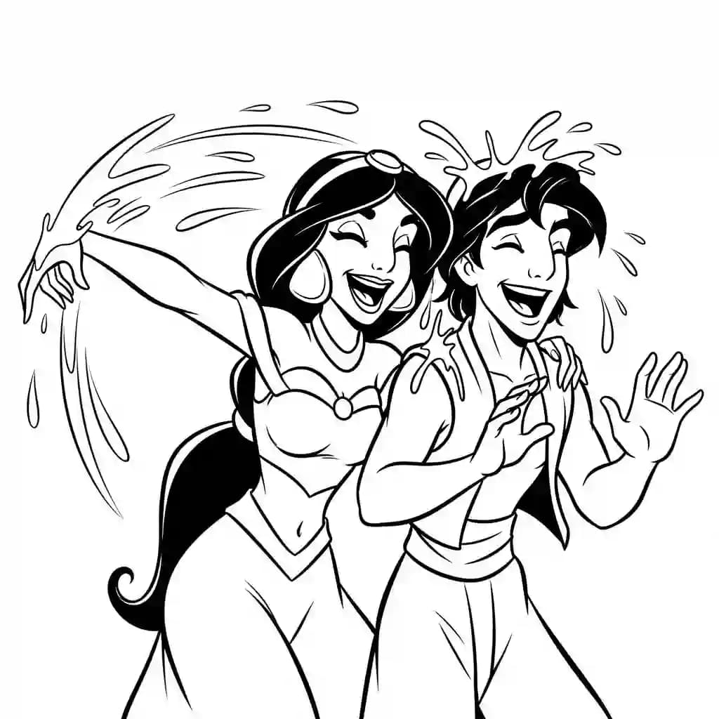 Desenhos da Jasmine para Colorir