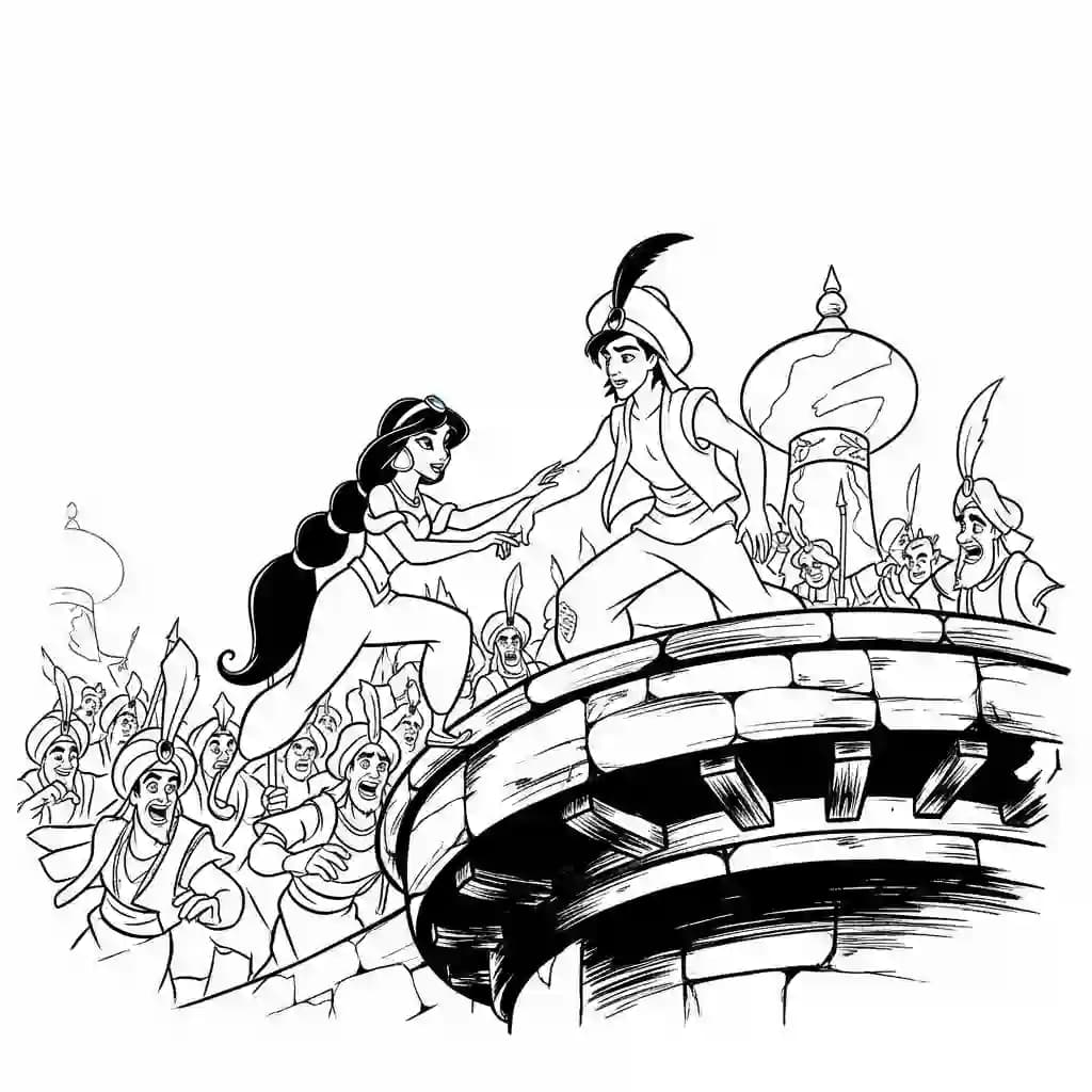 Desenhos da Jasmine para Colorir