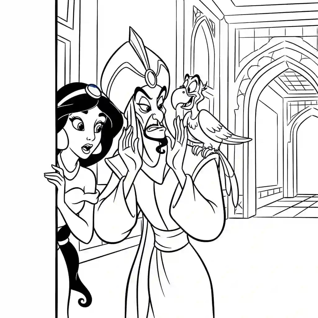 Desenhos da Jasmine para Colorir