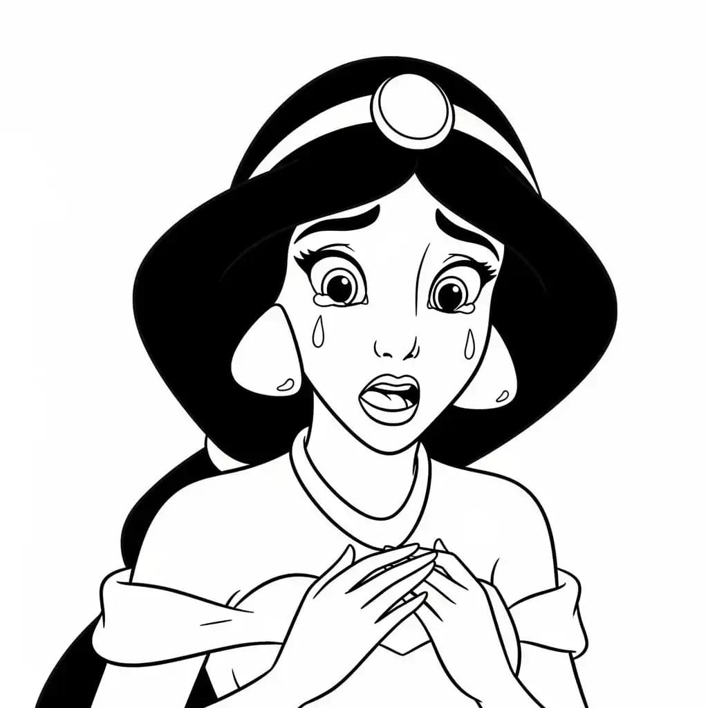 Desenhos da Jasmine para Colorir