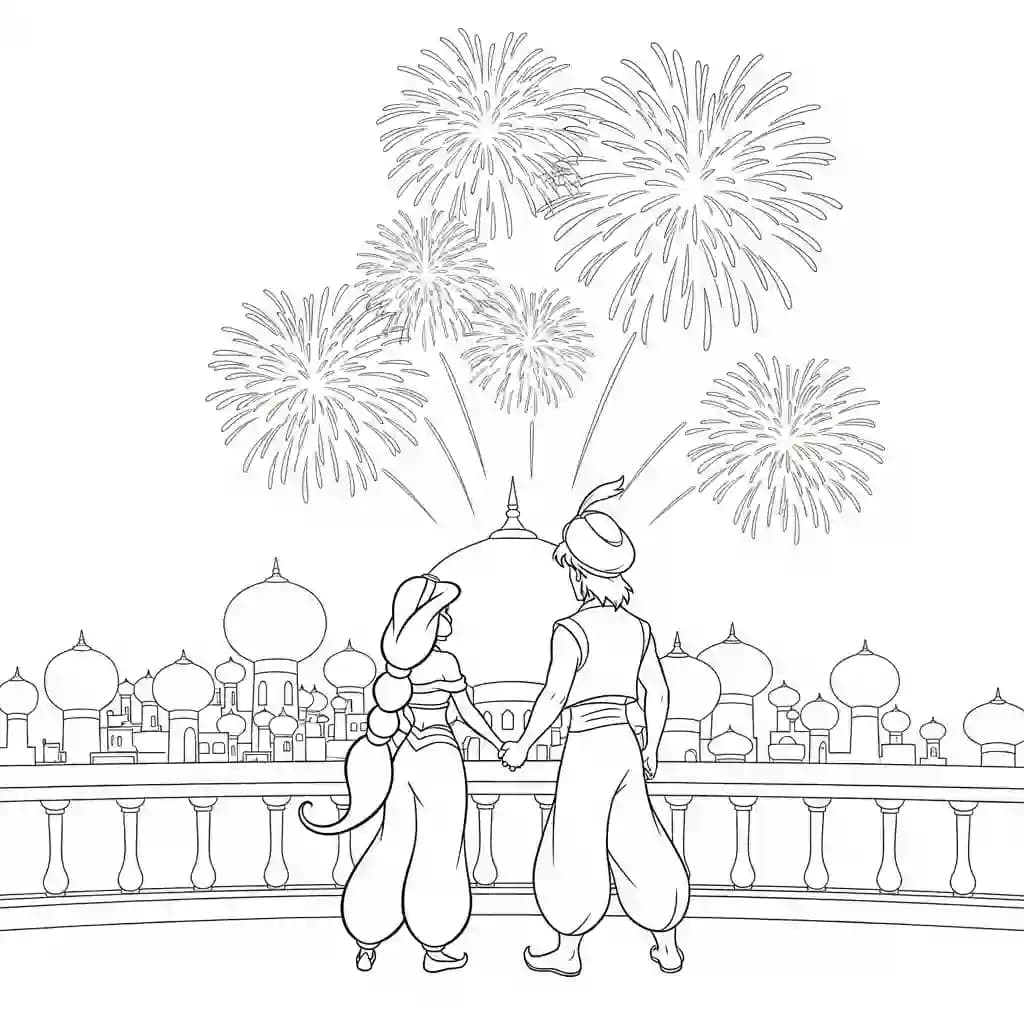 Desenhos da Jasmine para Colorir