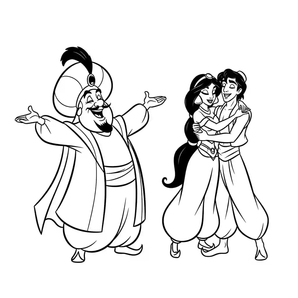 Desenhos da Jasmine para Colorir