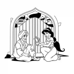 Desenhos da Jasmine para Colorir