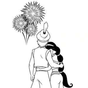 Desenhos da Jasmine para Colorir