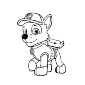 Patrulha Canina Desenho para colorir da Patrulha Canina com Chase, Marshall e Skye em ação, usando seus uniformes e veículos de resgate — ideal para imprimir grátis e incentivar a criatividade das crianças com aventuras heróicas.