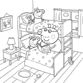 Desenhos da Peppa Pig para colorir Desenho da Peppa Pig para colorir com fundo branco