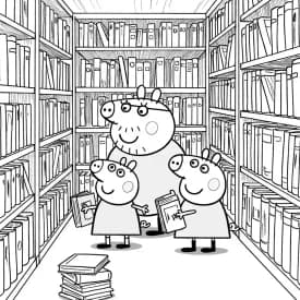Desenhos da Peppa Pig para colorir Desenho da Peppa Pig para colorir com fundo branco