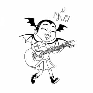 Desenhos da Vampirina para Colorir