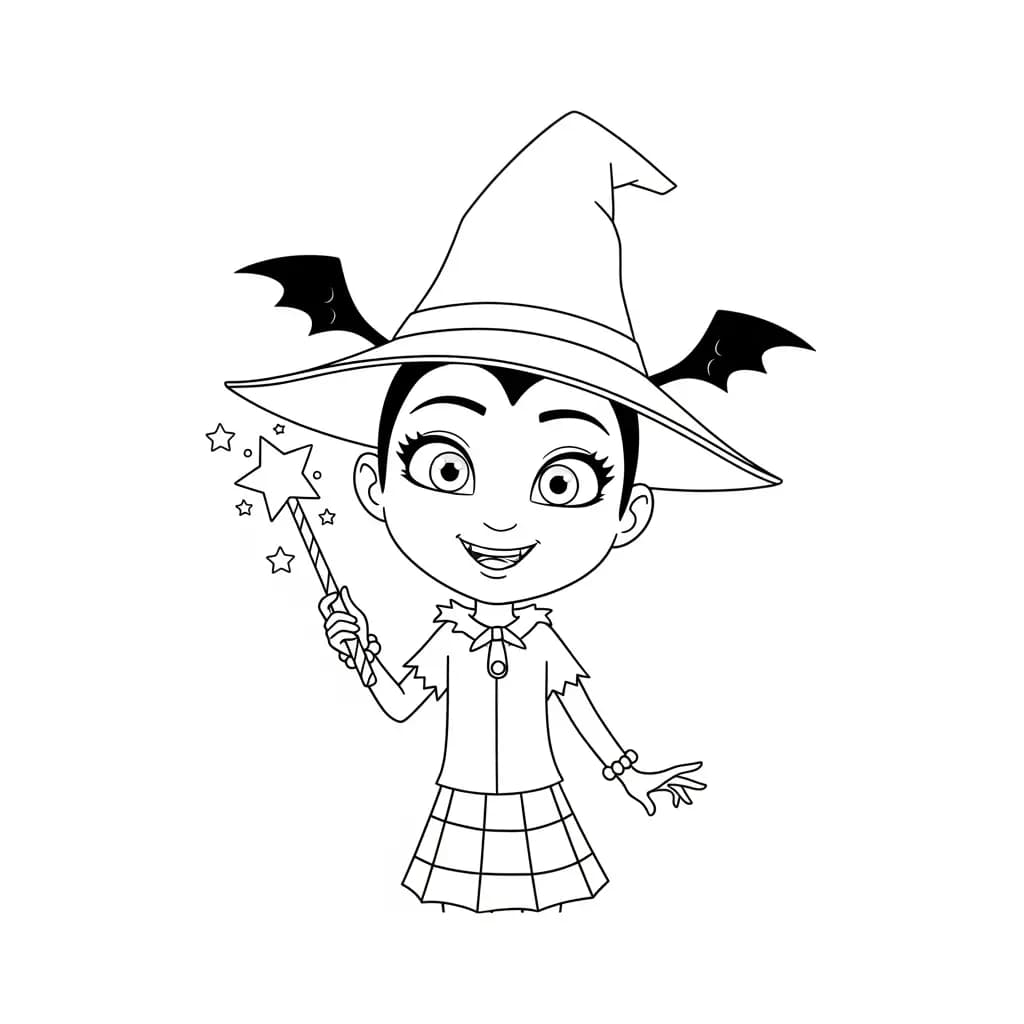 Desenhos da Vampirina para Colorir