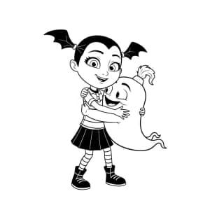Desenhos da Vampirina para Colorir