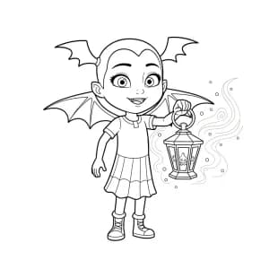 Desenhos da Vampirina para Colorir
