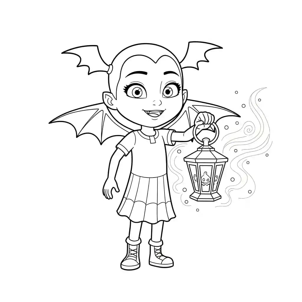 Desenhos da Vampirina para Colorir