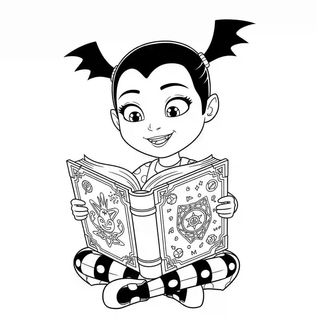 Desenhos da Vampirina para Colorir