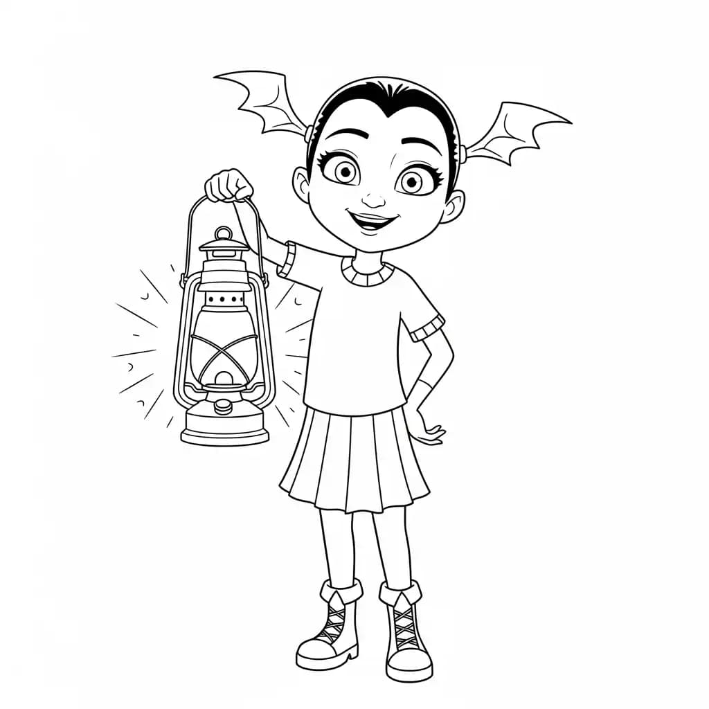 Desenhos da Vampirina para Colorir