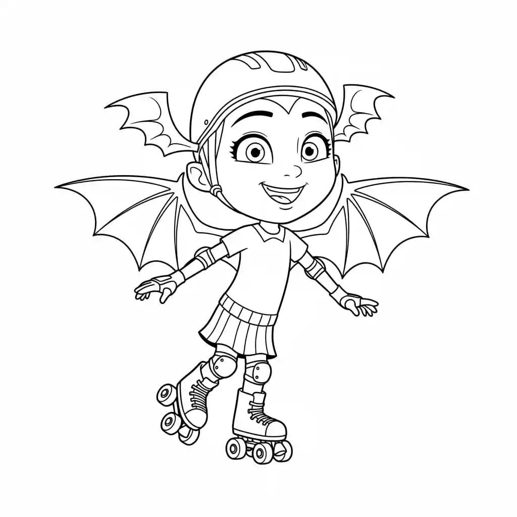 Desenhos da Vampirina para Colorir