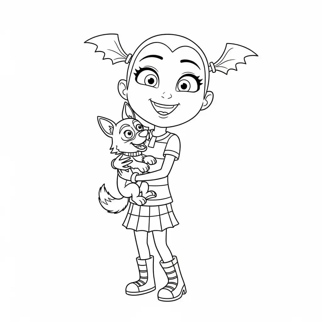 Desenhos da Vampirina para Colorir