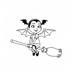 Desenhos da Vampirina para Colorir
