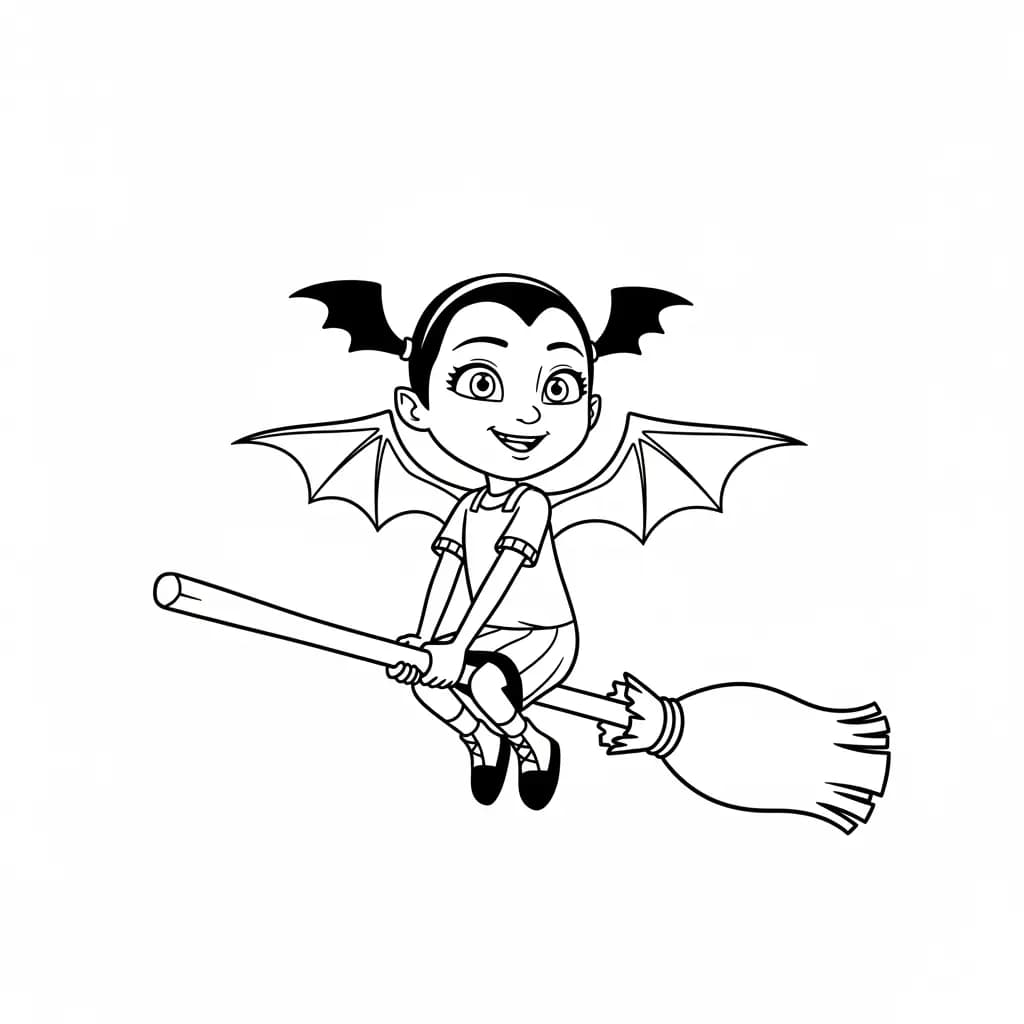 Desenhos da Vampirina para Colorir