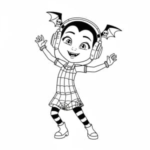 Desenhos da Vampirina para Colorir