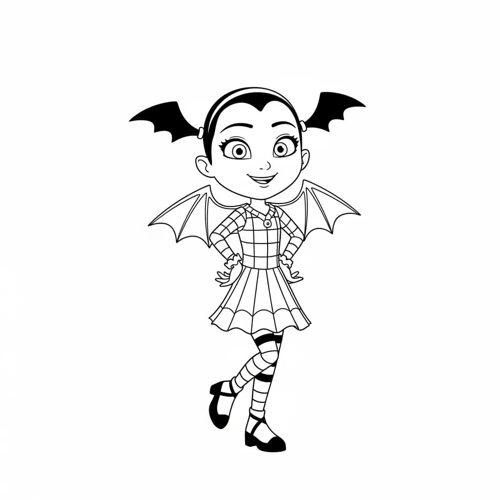 Desenhos da Vampirina para Colorir