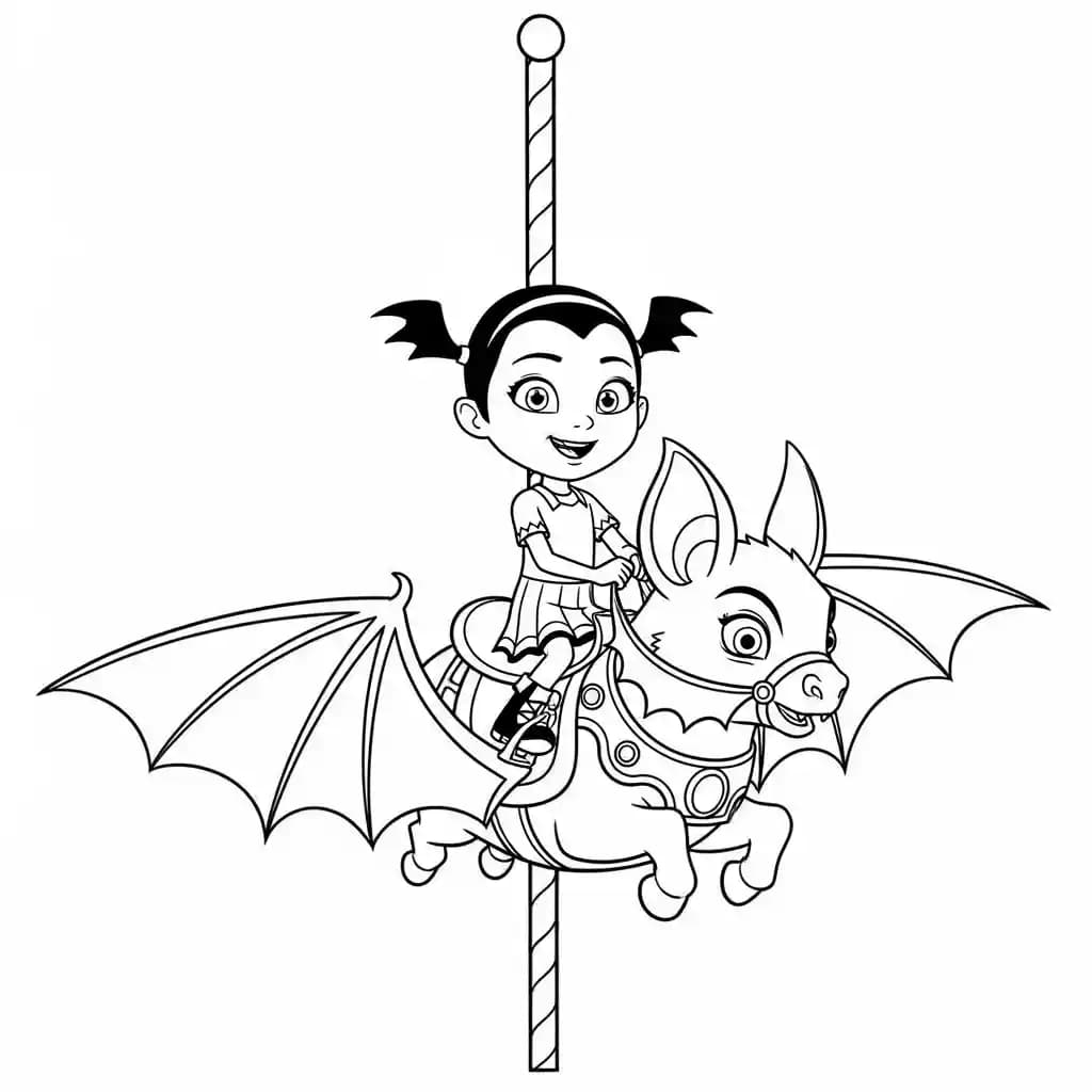 Desenhos da Vampirina para Colorir