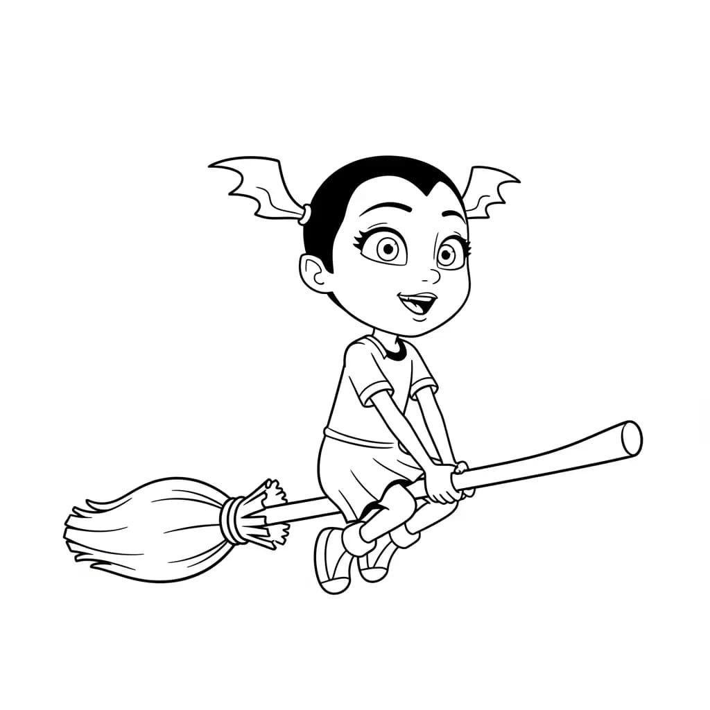 Desenhos da Vampirina para Colorir