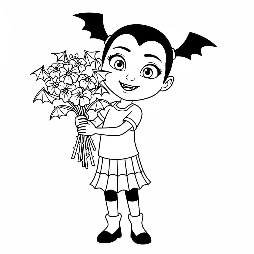 Desenhos da Vampirina para Colorir