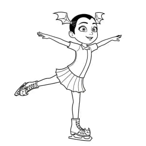 Desenhos da Vampirina para Colorir