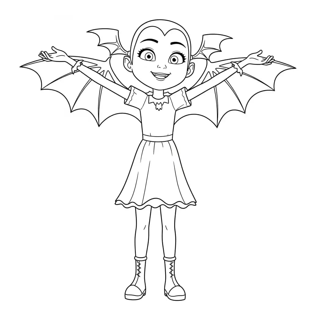 Desenhos da Vampirina para Colorir