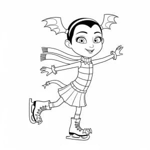 Desenhos da Vampirina para Colorir