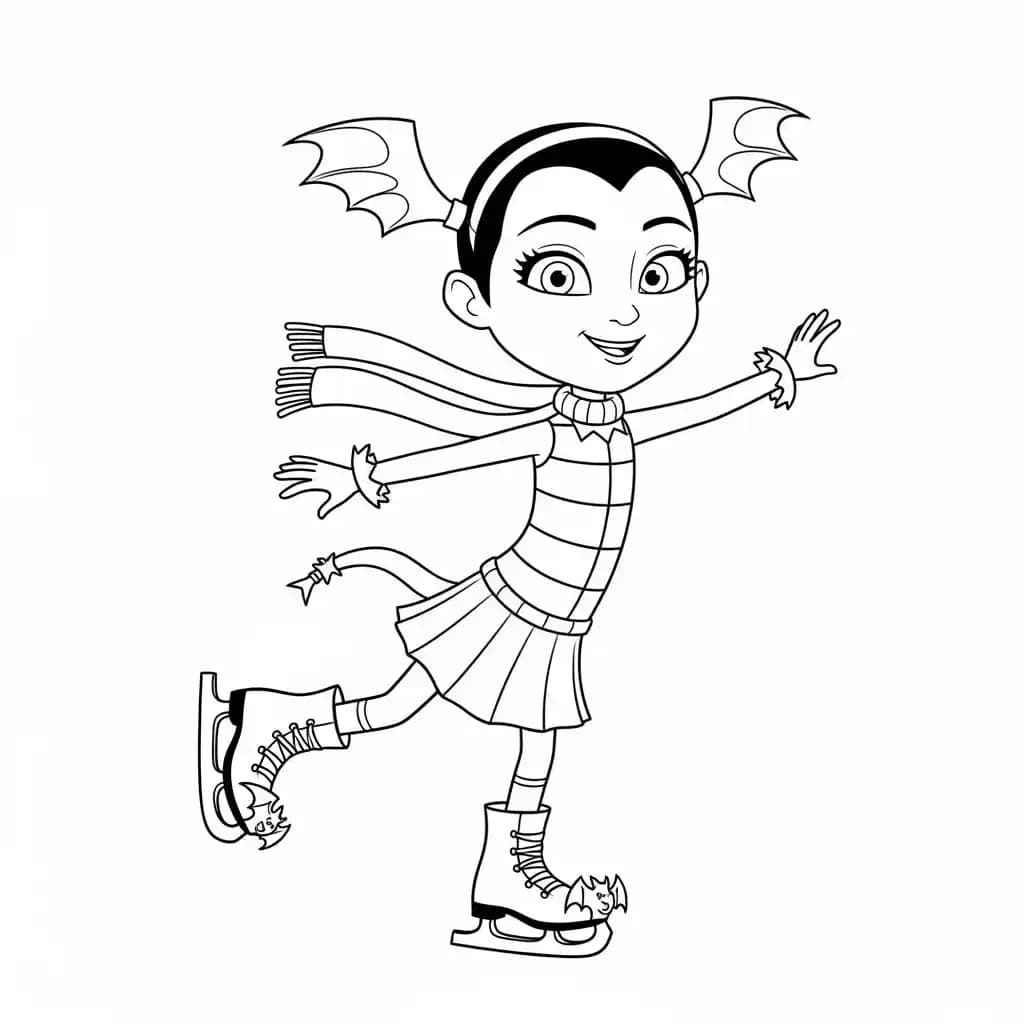 Desenhos da Vampirina para Colorir