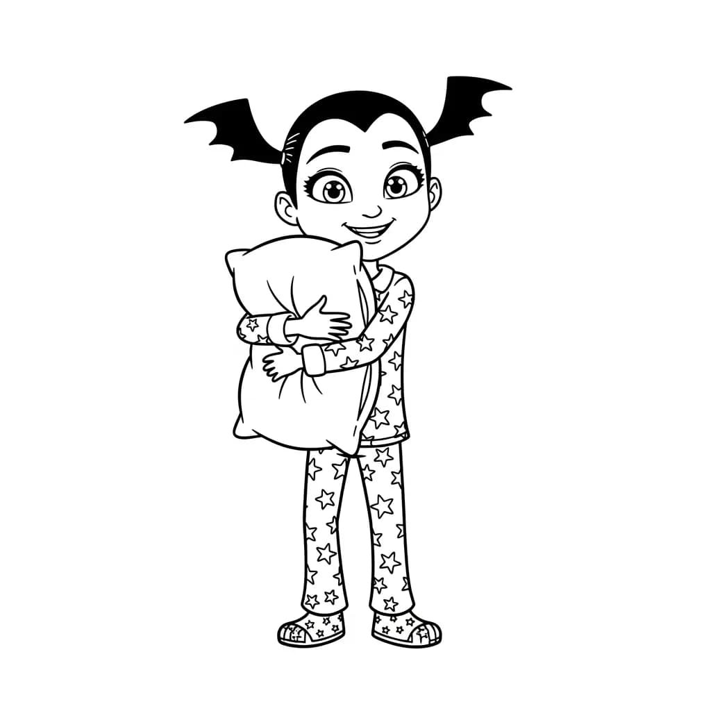 Desenhos da Vampirina para Colorir