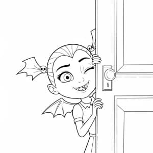 Desenhos da Vampirina para Colorir