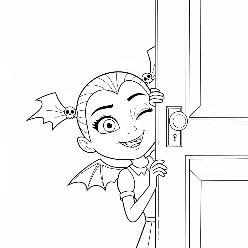 Desenhos da Vampirina para Colorir