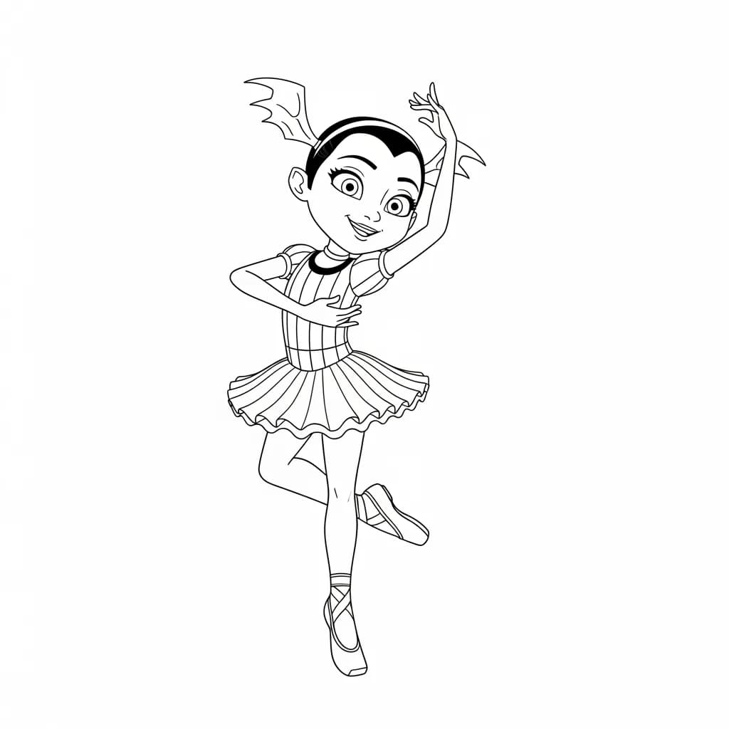 Desenhos da Vampirina para Colorir