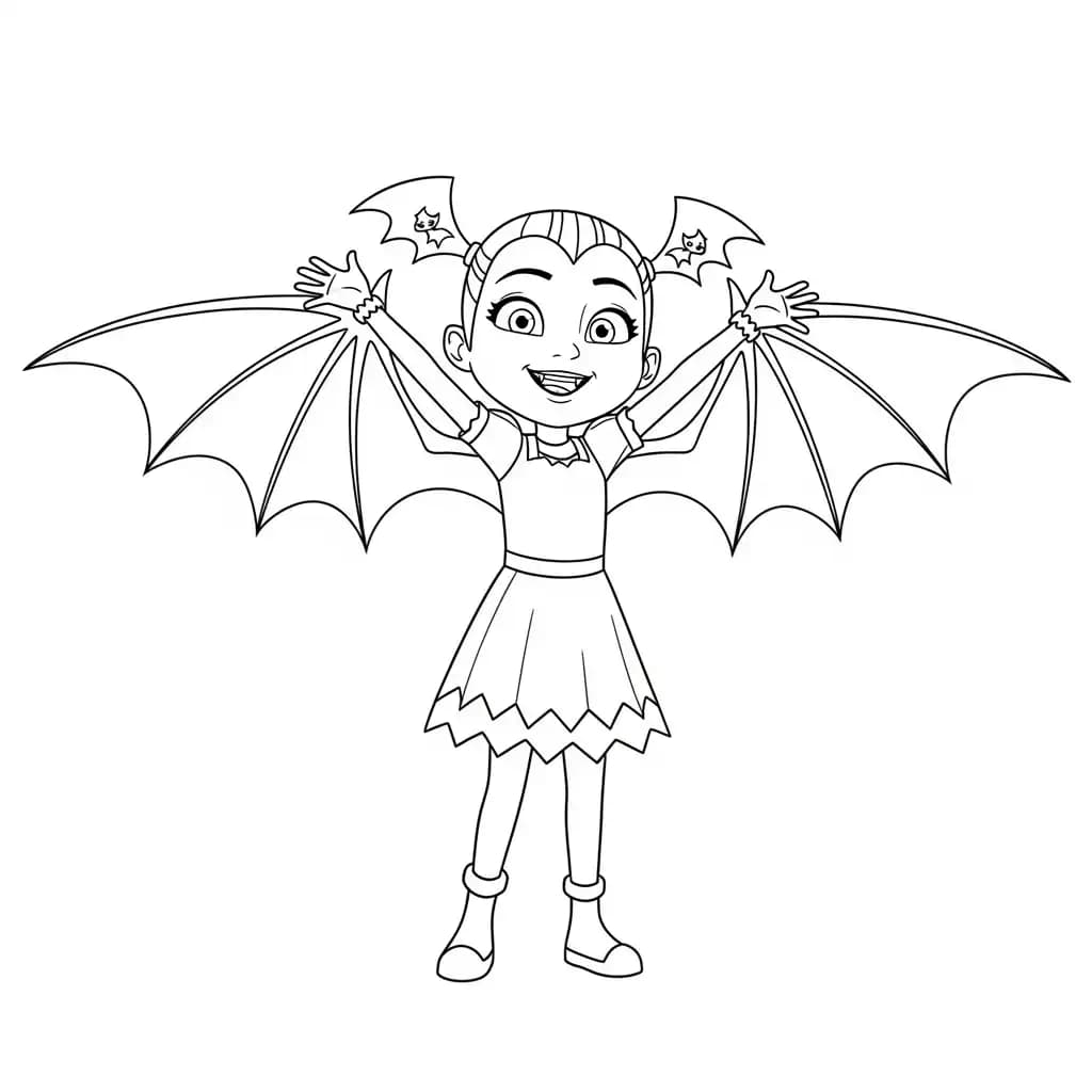 Desenhos da Vampirina para Colorir