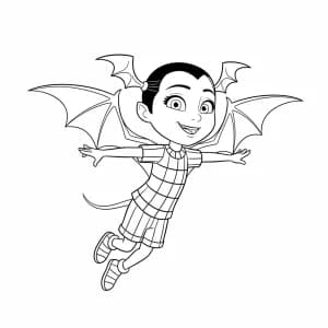 Desenhos da Vampirina para Colorir