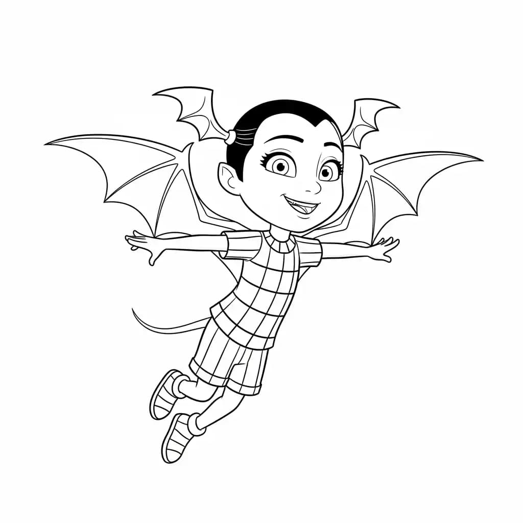 Desenhos da Vampirina para Colorir