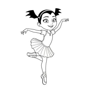 Desenhos da Vampirina para Colorir