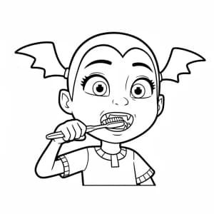 Desenhos da Vampirina para Colorir