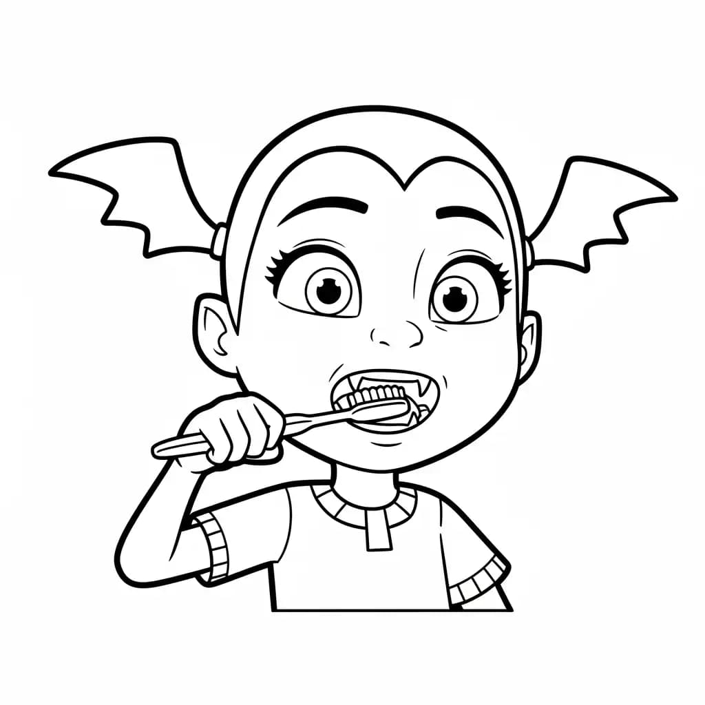 Desenhos da Vampirina para Colorir